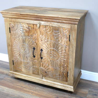 Hand Carved Cabinet