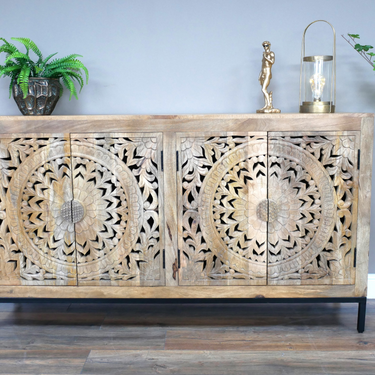 Large Carved Sideboard