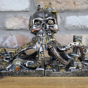 Steampunk Bookends