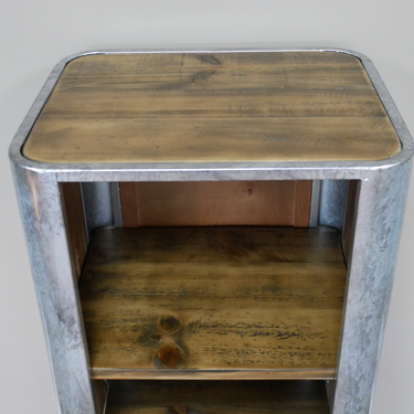Silver Industrial Display Unit