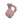 Pink Twisted Handle Vase