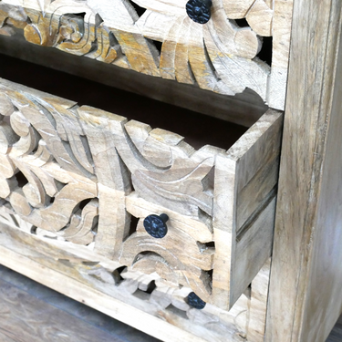 Mango Carved Chest Of Drawers