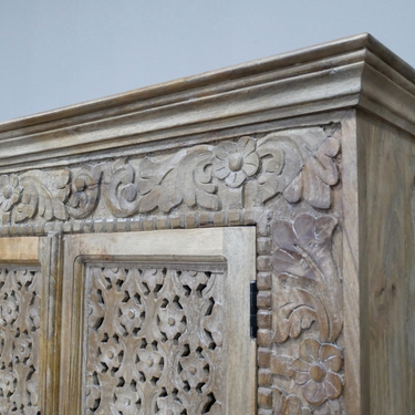 Large 190cm Carved Sideboard