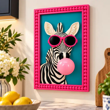 Zebra Balloon Wall Art