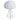 Chrome Tripod Table Lamp with White Feather Shade