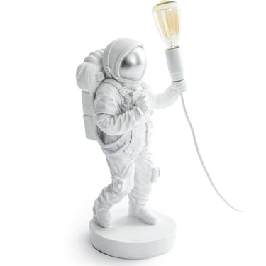 White Standing Astronaut Lamp