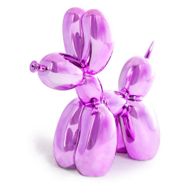 Large Electro Pink Balloon Dog