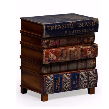 Stacked Children's Books Side Cabinet