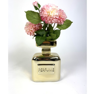 Gold Perfume Bottle Vase