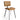 Industrial Vintage Ribbed Leather & Iron Chair