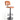 Industrial Vintage Leather & Iron Bar Stool