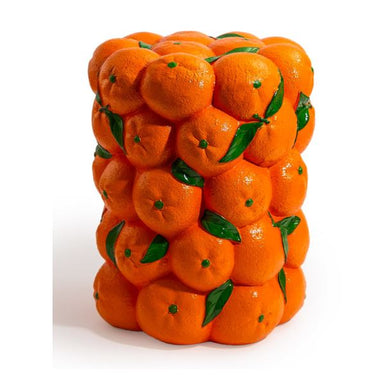 Multi Orange Side Table / Stool