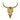 Gold And Wood Tribal Bison Wall Head