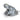 Silver Roaring Hippo Table Lamp