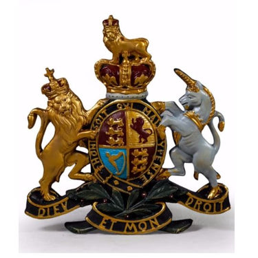 Large Coloured Coat of Arms Wall Plaque