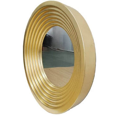 Extra Large Circular Step-Framed Bolzano Mirror