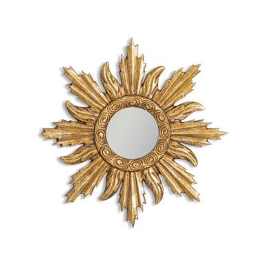 Gold Ornate Framed Small Mirror