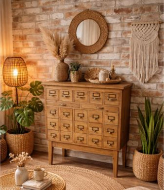 Wooden 22 Drawer Cabinet
