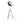 Black and Nickel Large Tripod Floor Lamp