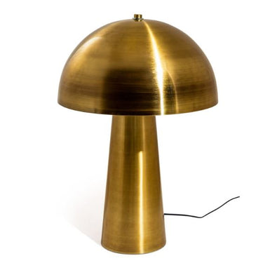 Brushed Brass Mushroom Table Lamp
