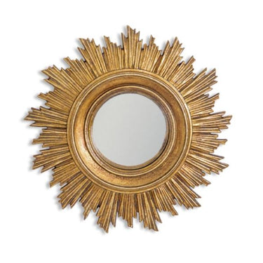 Gold Framed Small Convex Mirror