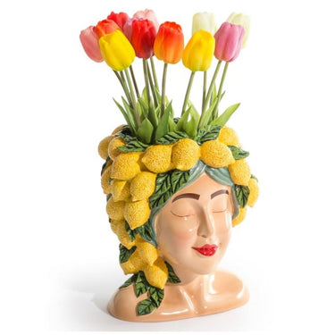 LADY LEMON BUST VASE