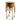 Gold Drip Round Aluminium Side Table