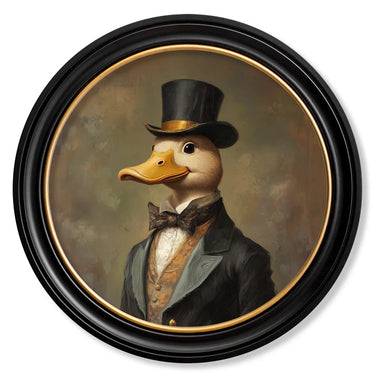 Captain Quackmore - Oxford Round Frame 70cm