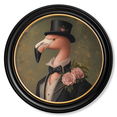 Baron Von Blush - Oxford Round Frame 70cm