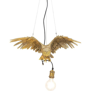 Gold Owl Pendant Lamp