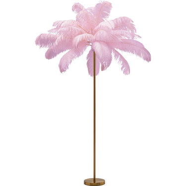 Pink Feather Floor Lamp