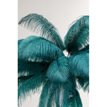 Green Feather Floor Lamp