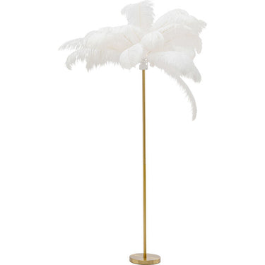 White Feather Floor Lamp