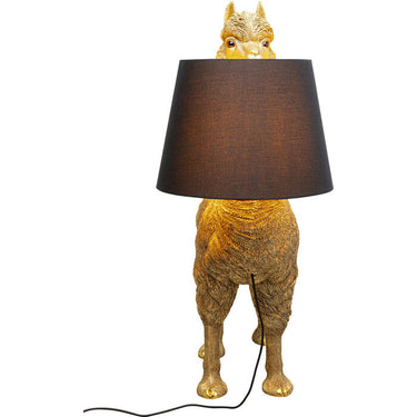 Gold Alpaca Floor Lamp