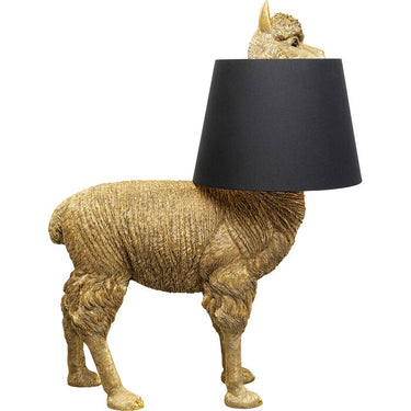 Gold Alpaca Floor Lamp