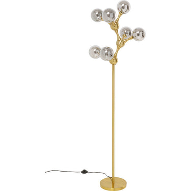 Atomic Balls Brass Floor Lamp