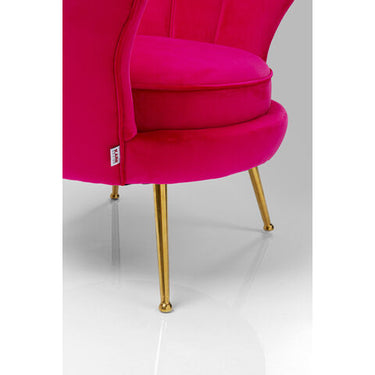 Water Lily Gold Pink Armchair