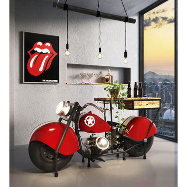 Red Motorbike Bar