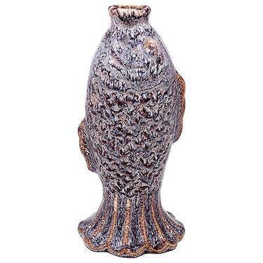 Fish Vase Upright Purple