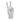 Peace Hand White