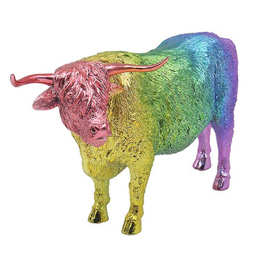 Bright Highland Cow Rainbow Large