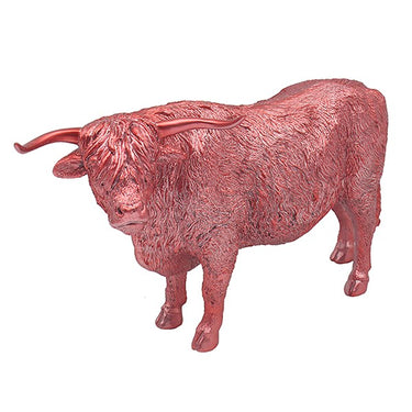 Bright Pink Highland Cow