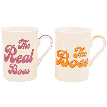 The Boss & Real Boss Mug Set of 2