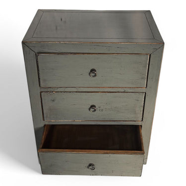 Dark Grey Small chest of 3 drawers