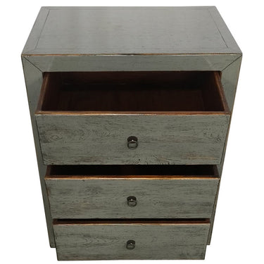 Dark Grey Small chest of 3 drawers