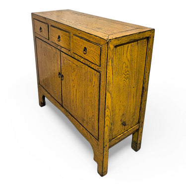 Yellow Cabinet 2 doors 3 drawers