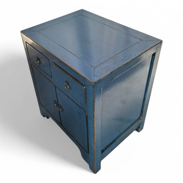 Blue Small cabinet 2 doors 2 drawers