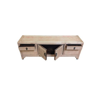 Low small cabinet 2 doors 2 drawers