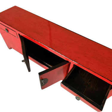 Low small cabinet 2 doors 2 drawers