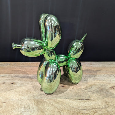 Large Electro Green Balloon Dog